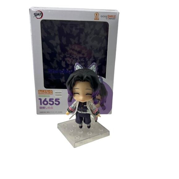 Mini Figure Shinobu Kocho Demon Slayer Face Swap Figure Original Box - Picture 1 of 12
